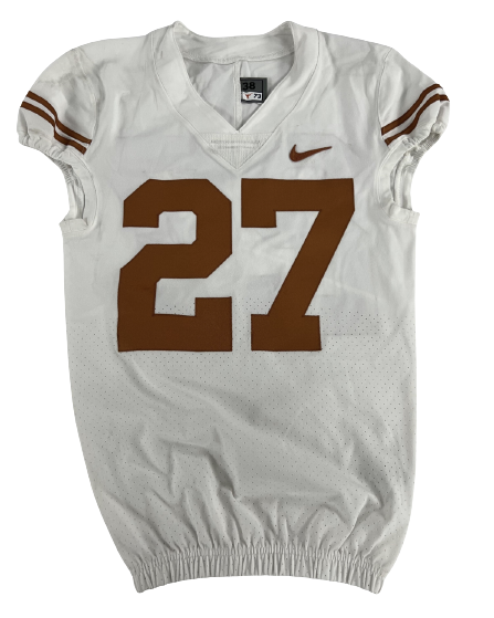 Skyler Bonneau Texas Football Game Issued Jersey - 10/24/20 vs. Baylor (Size 38)