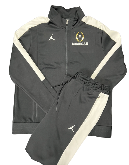 Erick All Michigan Football Player Exclusive College Football Playoff Orange Bowl Full Sweatsuit (Size XL)