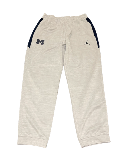 Michigan Basketball Team Issued Jordan Sweatpants (Size L)