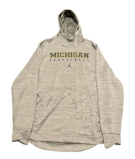 Michigan Basketball Team Issued Jordan Sweatshirt (Size L)