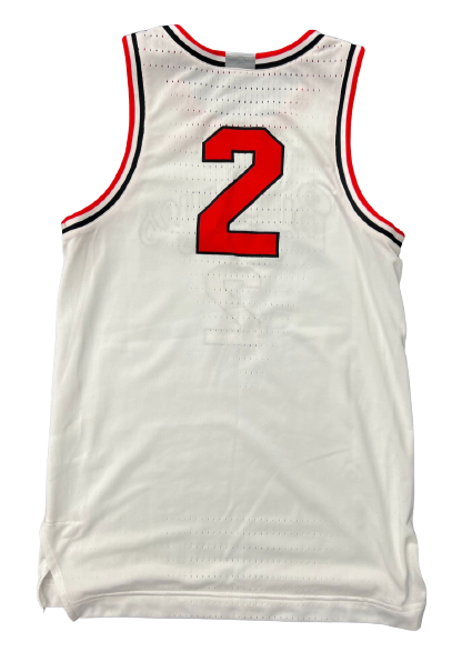Cedric Russell Ohio State Basketball 2021-2022 Game Worn Retro Jersey (Size 44)