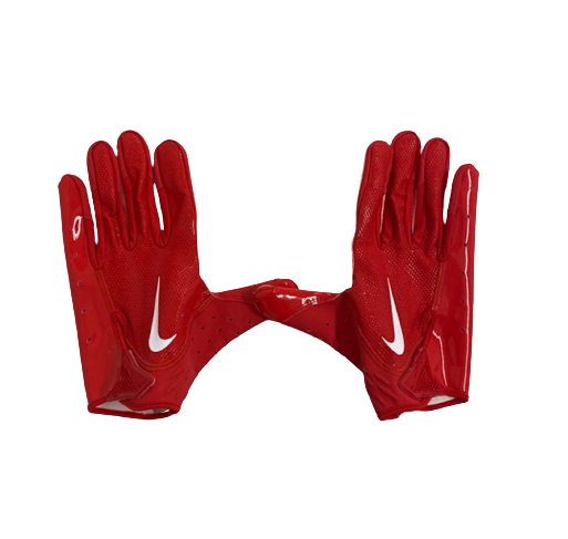 Bralon Brown Ole Miss Football Player-Team Issued Nike Gloves (Size XXXL)