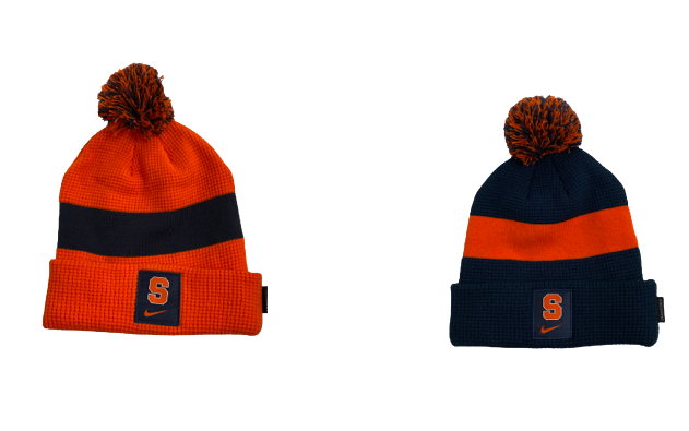 Carlos Vettorello Syracuse Football Team-Issued Set of (2) Beanie Hats