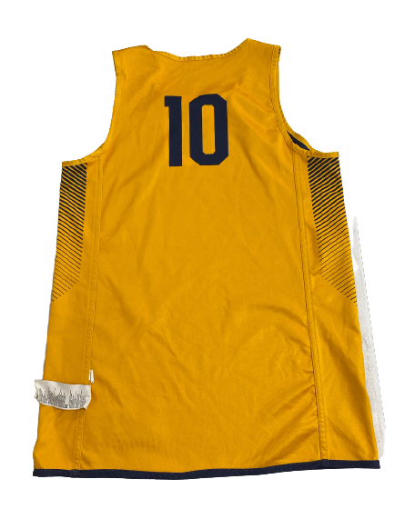 DeJuan Clayton California Basketball Player-Exclusive Reversible Practice Jersey (Size M)