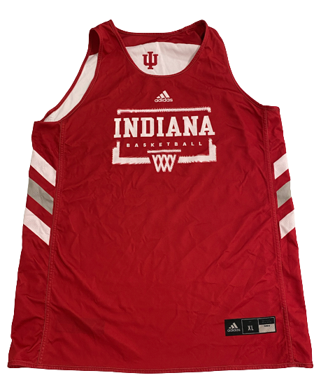 Miller Kopp Indiana Basketball Player-Exclusive PRACTICE WORN Reversible Practice Jersey (Size XL)