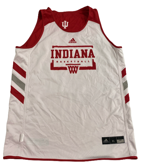 Miller Kopp Indiana Basketball Player-Exclusive PRACTICE WORN Reversible Practice Jersey (Size XL)