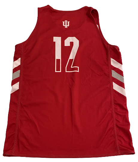 Miller Kopp Indiana Basketball Player-Exclusive PRACTICE WORN Reversible Practice Jersey (Size L)