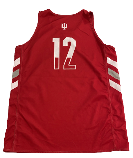 Miller Kopp Indiana Basketball Player-Exclusive PRACTICE WORN Reversible Practice Jersey (Size XL)