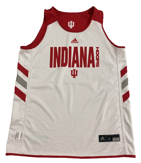 Miller Kopp Indiana Basketball Player-Exclusive PRACTICE WORN Reversible Practice Jersey (Size XL)