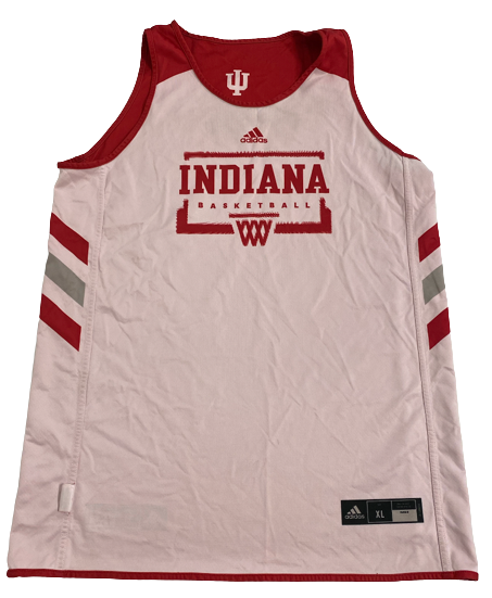 Miller Kopp Indiana Basketball Player-Exclusive PRACTICE WORN Reversible Practice Jersey (Size XL)