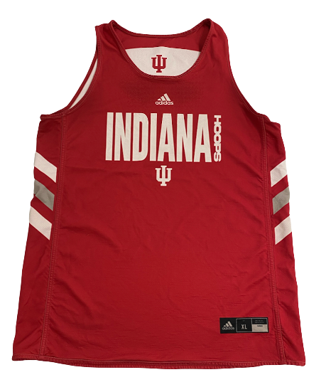 Miller Kopp Indiana Basketball Player-Exclusive PRACTICE WORN Reversible Practice Jersey (Size XL)