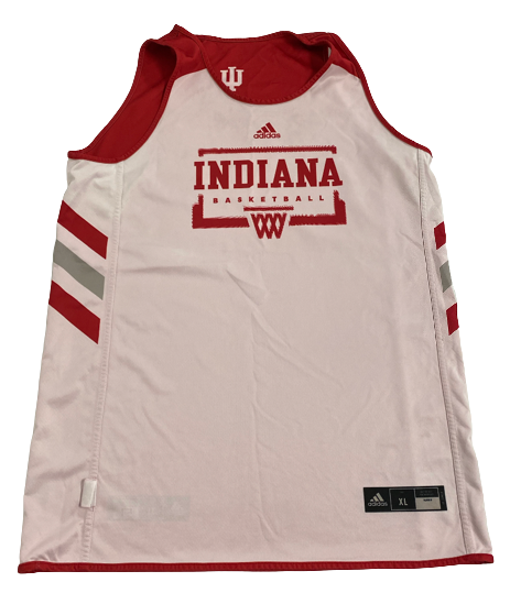 Miller Kopp Indiana Basketball Player-Exclusive PRACTICE WORN Reversible Practice Jersey (Size XL)