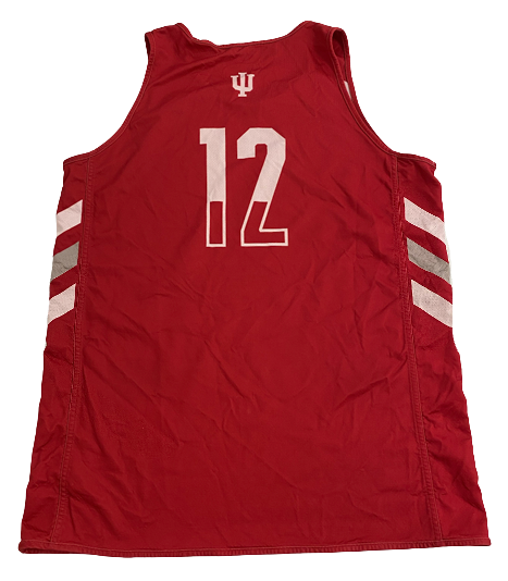 Miller Kopp Indiana Basketball Player-Exclusive PRACTICE WORN Reversible Practice Jersey (Size XL)