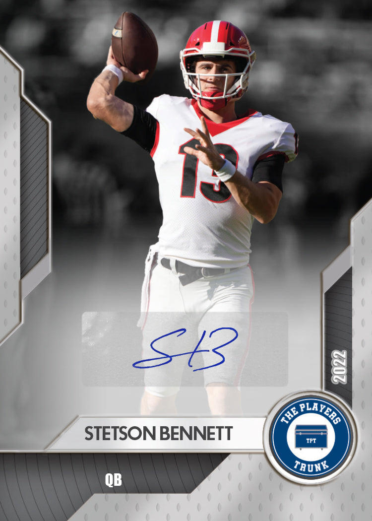 Stetson Bennett SIGNED Limited Silver Variation 1st Edition 2022 Trading Card (