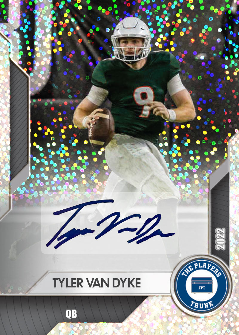 Tyler Van Dyke SIGNED 1 of 1 2022 Trading Card (