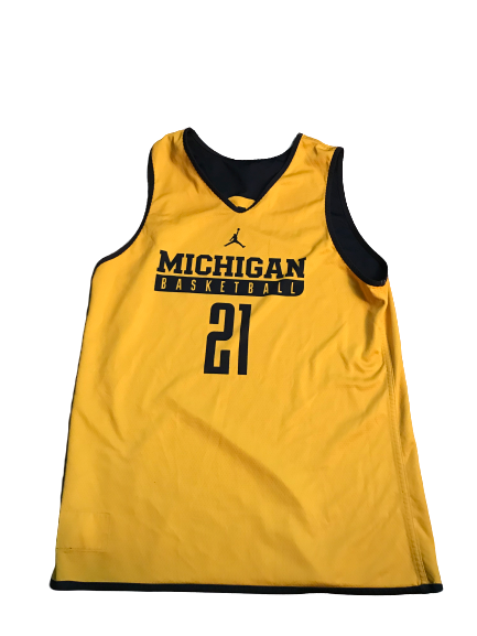 Zak Irvin Michigan Basketball Practice Jersey