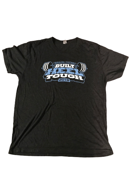 Myles Dorn UNC Player Exclusive "BUILT HEEL TOUGH" T-Shirt
