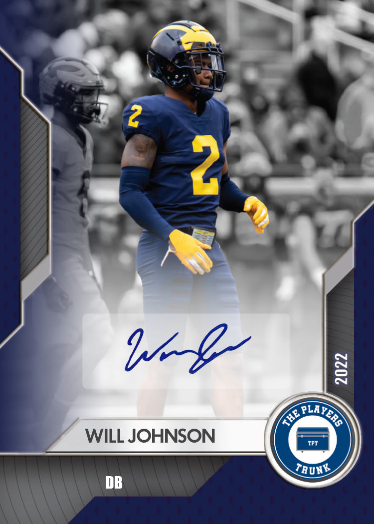 Will Johnson SIGNED 1st Edition 2022 Trading Card *RARE* Color Match (