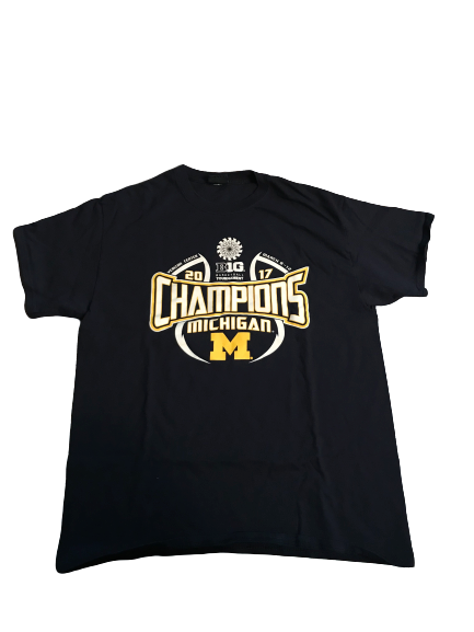 Zak Irvin 2017 B1G 10 Champions T-Shirt