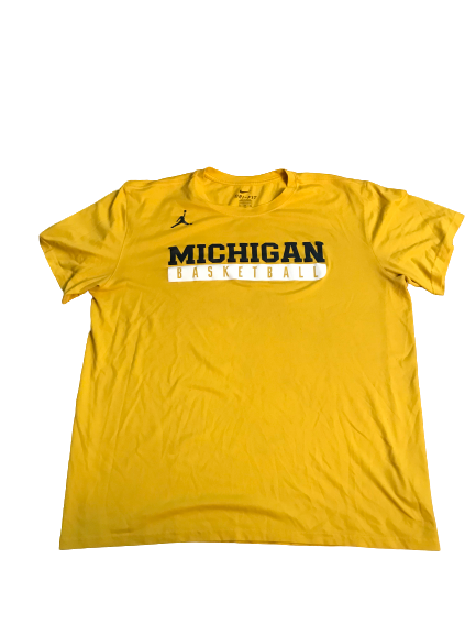 Zak Irvin Michigan Basketball Jordan T-Shirt