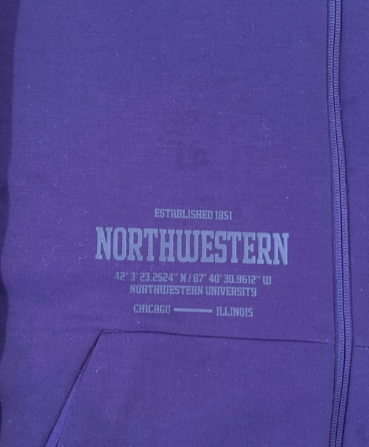 Nik Urban Northwestern Football Team Exclusive Full-Zip Jacket (Size XXL)