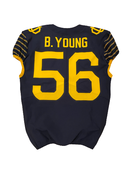 Bryson Young Oregon Football Game Worn Limited Edition Throwback "Webfoots" Jersey