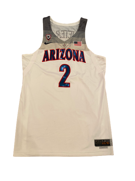 Chase Jeter Arizona Basketball 2016-2017 Season Signed Team-Issued Jersey (Size 48 Length +4)