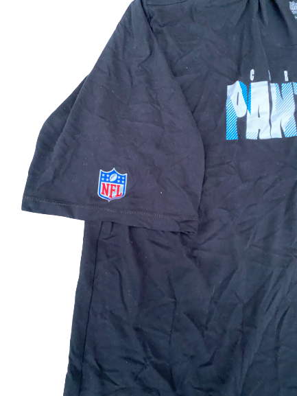 Jalen Jelks Carolina Panthers Team-Issued Short Sleeve Hoodie (Size XL)