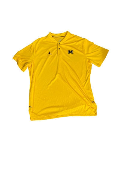 Michigan Basketball Jordan Polo Shirt (Size XL)