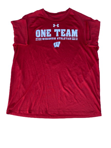 Connor Allen Wisconsin Under Armour T-Shirt (Size XL)