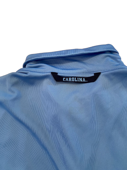 Carl Tucker North Carolina Football Team Issued Polo Shirt (Size XL)