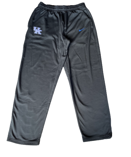 Davion Mintz Kentucky Basketball Team Issued Sweatpants with Gold Elite Patch (Size L)