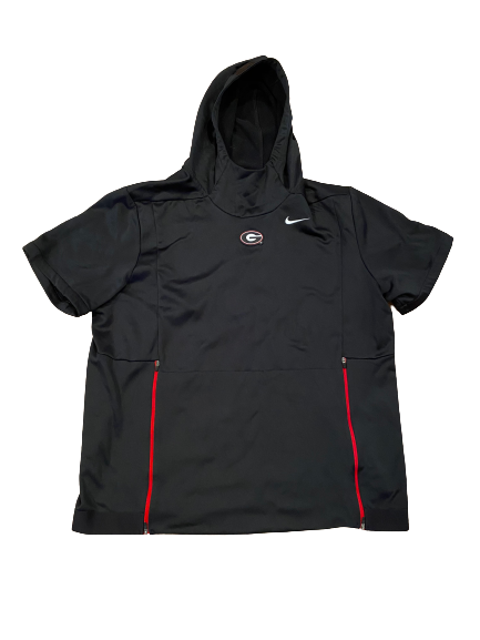 Azeez Ojulari Georgia Football Team Issued Short Sleeve Hoodie (Size XL)