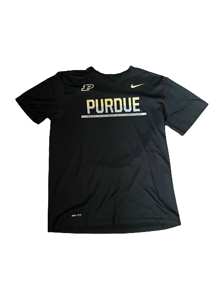 Spike Albrecht Purdue Basketball Team Issued Workout Shirt (Size L)