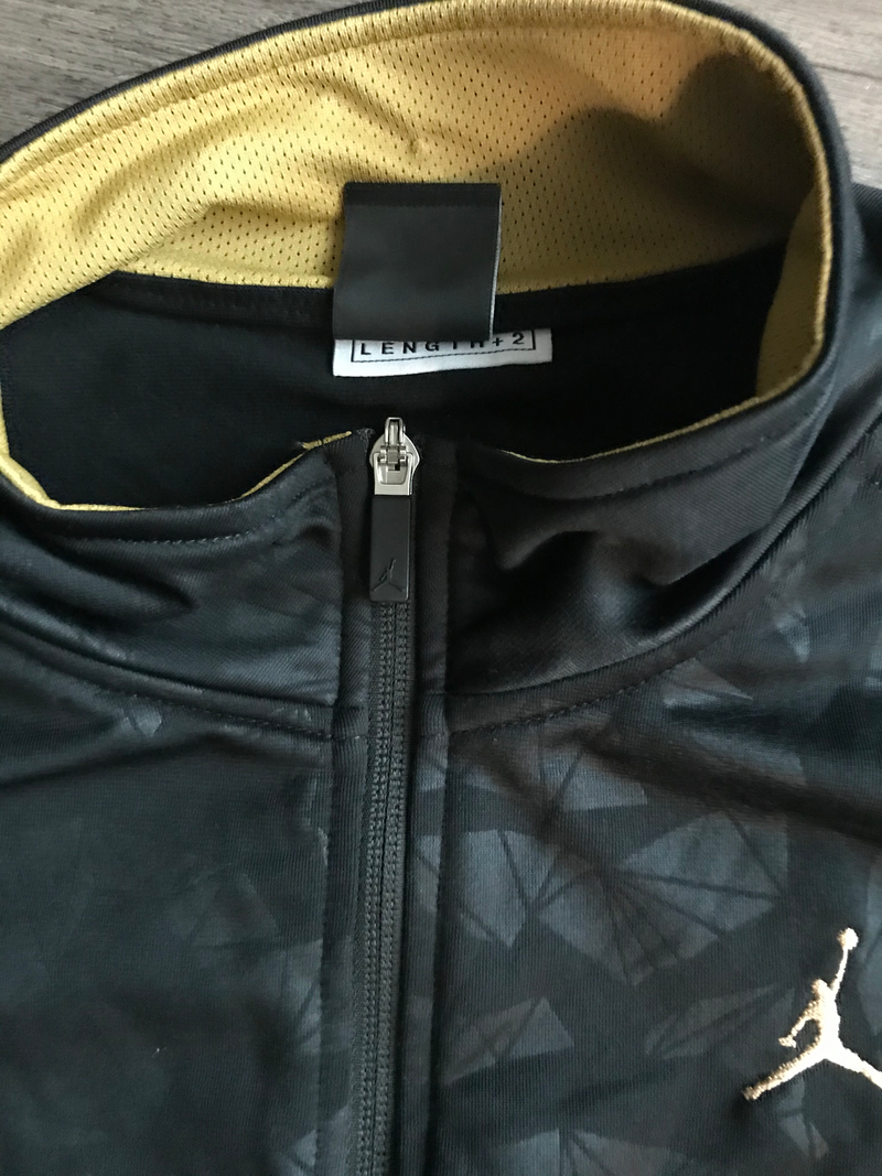 Chris Walker Official Jordan Brand Black & Gold Full-Zip Jacket (Size XL)