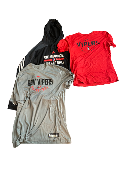 Chris Walker Rio Grande Valley Vipers Team Issued Workout Gear