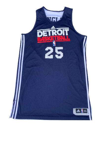 Kyle Singler Detroit Pistons Reversible Practice Jersey (Size 3XL)