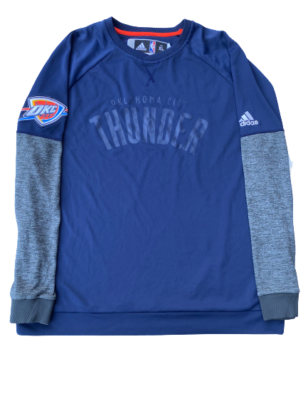 Kyle Singler Oklahoma City Thunder Game Warm-Up Shirt (Size XL)