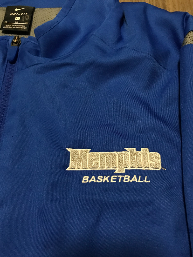 Mike Parks Jr. Memphis Basketball NIKE Full Zip Jacket