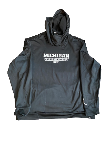 Mike McCray Michigan Jordan Player-Exclusive 2018 Pro Day Sweatshirt (Size XXL)