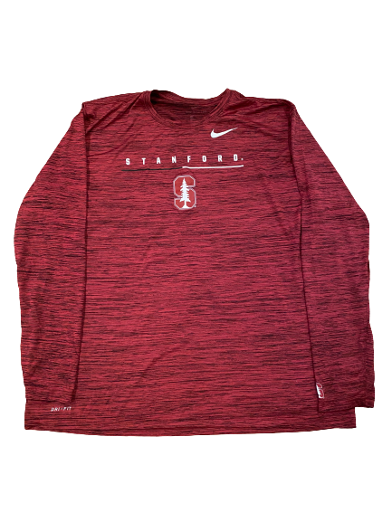 Thomas Schaffer Stanford Football Team Issued Long Sleeve Shirt (Size XXL)