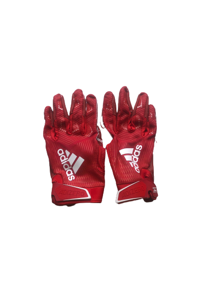 Dicaprio Bootle Nebraska Football Game Worn Gloves (Size L)
