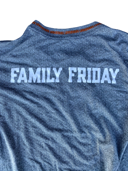 Jack Geiger Texas Football Team Exclusive "Family Friday" Shirt (Size L)
