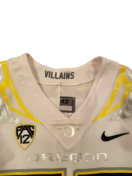 Bryson Young Oregon Football Game Worn Limited Edition Jersey (Size 42) - Photo Mathced