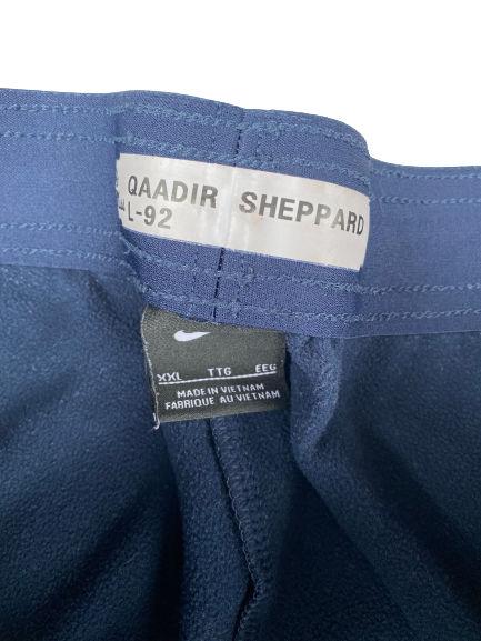 Qaadir Sheppard Ole Miss Football Nike Sweatpants With Number (Size XXL)