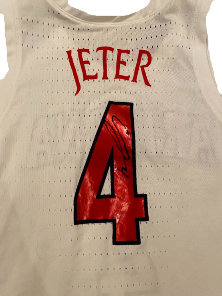 Chase Jeter Arizona Basketball 2018-2019 Season Signed Game-Worn Jersey (Size 50 Length +4)