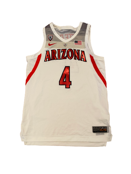 Chase Jeter Arizona Basketball 2018-2019 Season Game-Worn Jersey (11/29/2018)(Photo Matched)