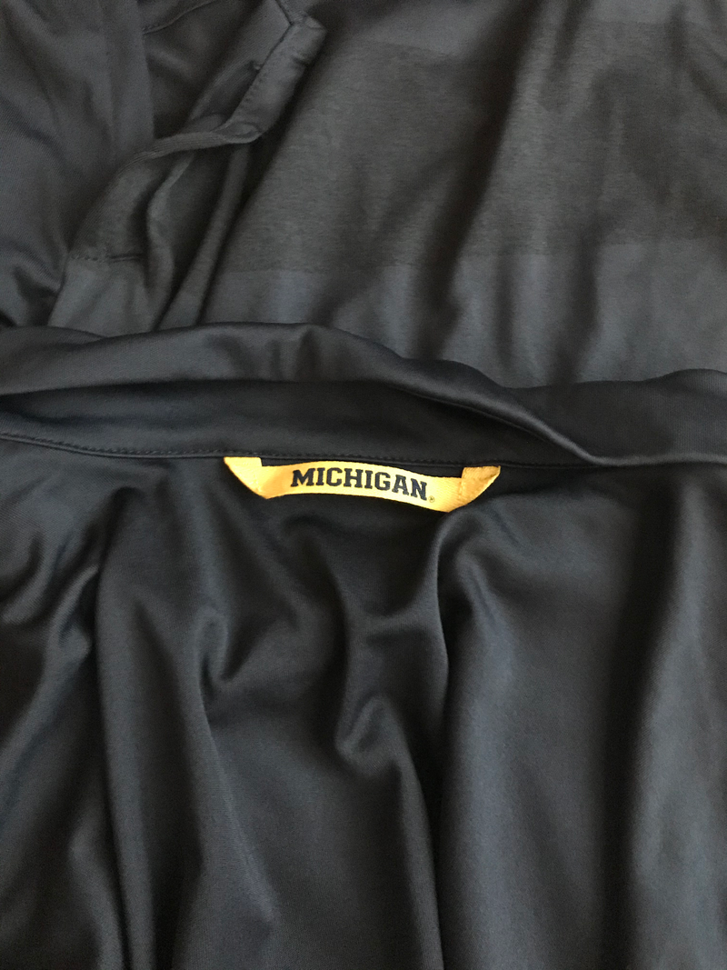 Shea Patterson Michigan Team Issued Jordan Polo Shirt (Size L)