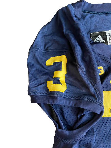 Mike McCray Michigan Football Team Issued Official Game Jersey
