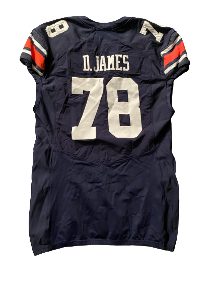Darius James Auburn Football Chick-Fil-A Peach Bowl Bowl Game-Worn Jer –  The Players Trunk